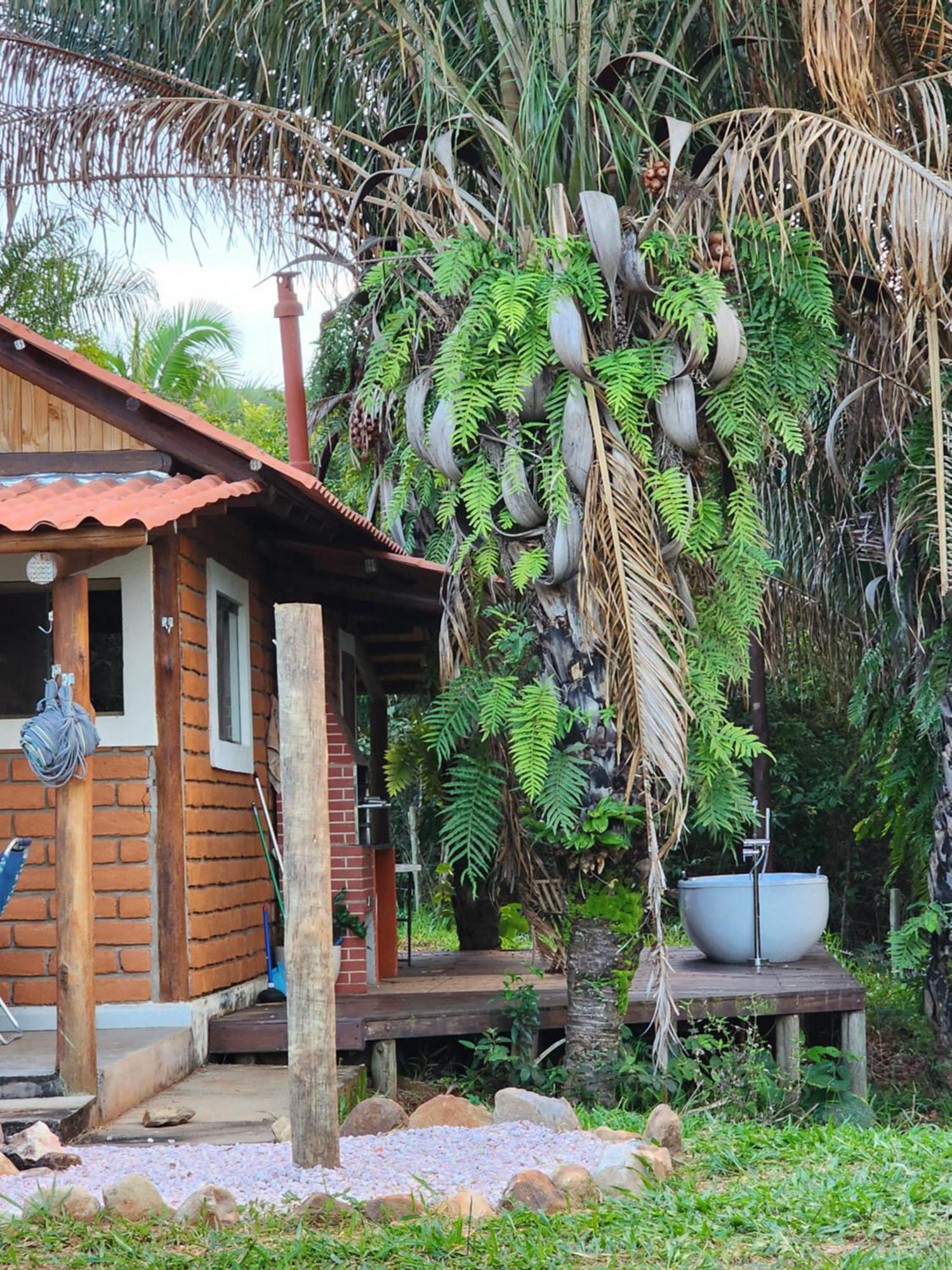 Refugio No Meio Da Natureza - Chale Pe De Serra อัลโต ปาไรโซ เด โกยาส ภายนอก รูปภาพ